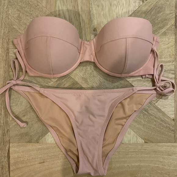 J. Crew Other - J.Crew Underwire Bikini Top + String Hipster Bikini Bottom